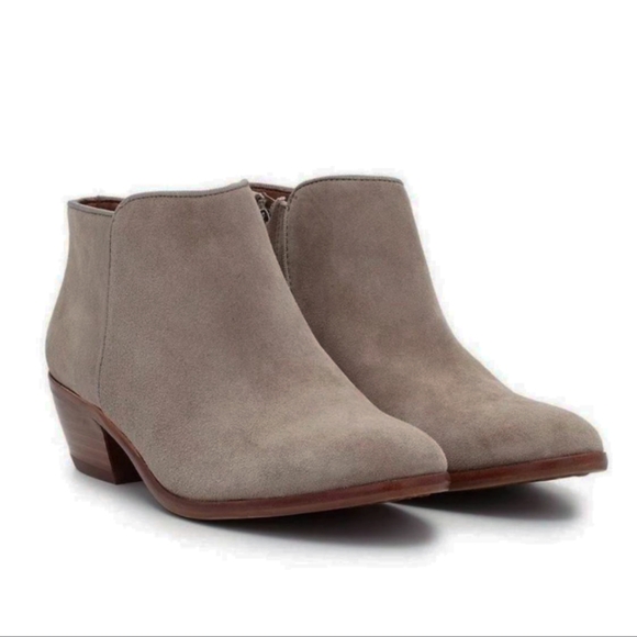 Petty Sam Edelman Ankle Boots Size 10 Color Putty Excellent Condition - Picture 3 of 9